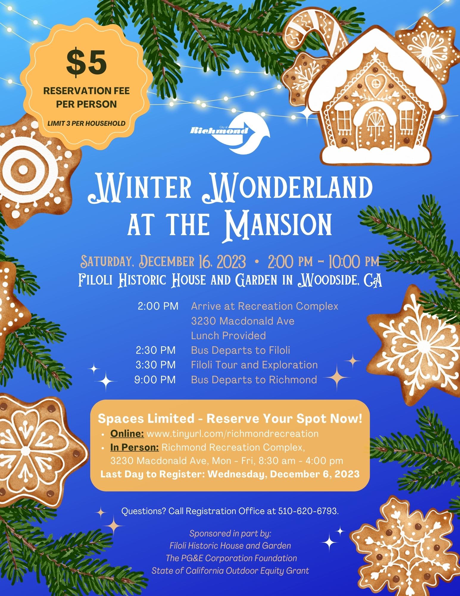 2023 December 05 Marina Bay Beacon Event Winter Wonderland at Fioli Mansion