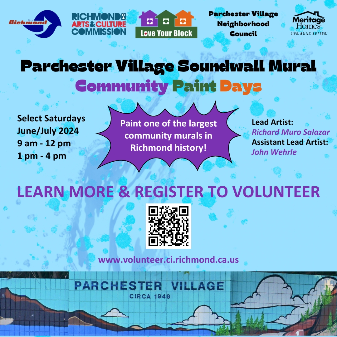 2024 May 24 Marina Bay Beacon Event Beautify Parchester Village Mural event flier English