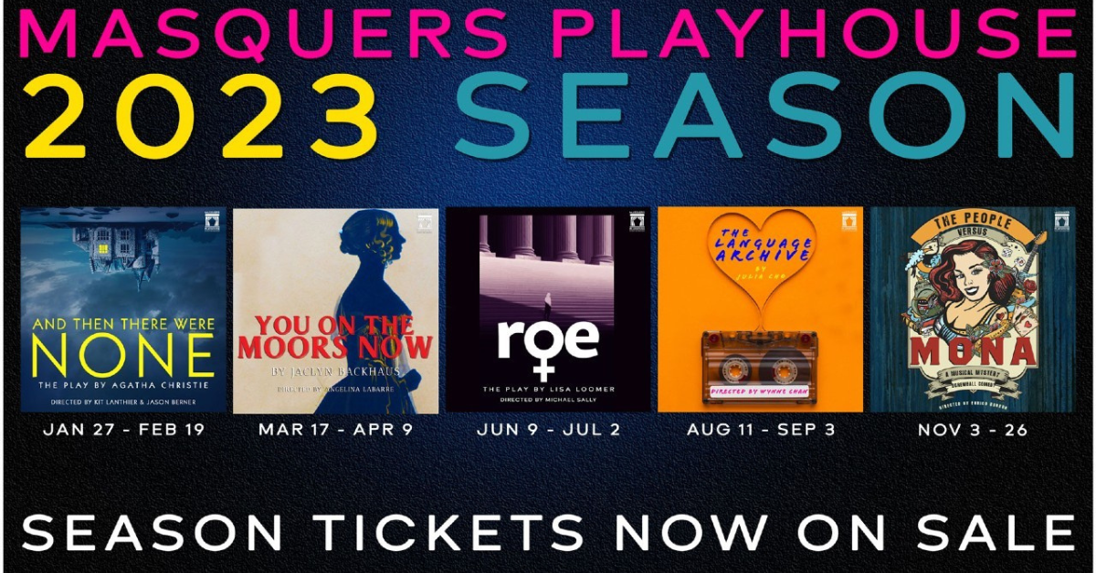 Marina Bay Beacon Event Masquers Playhouse Season Tickets Still Available January 2023