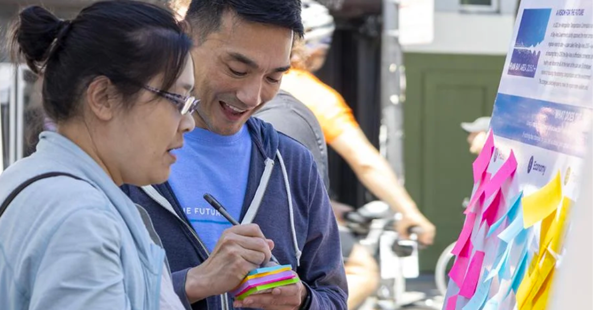 Marina Bay Beacon Event Workshop on Plan Bay Area 2050 August 2023